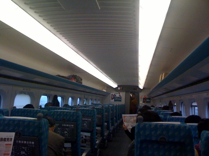 台湾新幹線の中